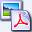 Convert Image to PDF 15.40 32x32 pixels icon