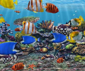 3D Fish School Screensaver Screenshot 0