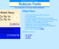 Hilbert Neue Fonts Screenshot 0