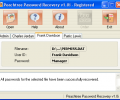 Peachtree Password Recovery Screenshot 0