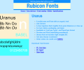 Uranus Font TT Screenshot 0