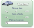CarRental Yahoo! Widget Screenshot 0