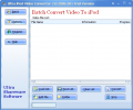 Ultra Video To iPod Converter Screenshot 0