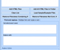 Find and Replace In Multiple HTML Files Software Screenshot 0
