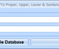 MS Access Change Case To Proper, Upper, Lower & Sentence Software Screenshot 0