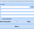 MS SQL Server Remove Text, Spaces & Characters From Fields Software Screenshot 0