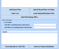 Excel Extract URLs From Multiple Files Software Screenshot 0