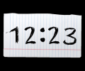 Blot Clock ScreenSaver Screenshot 0