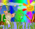 Mouse Clock ScreenSaver Screenshot 0