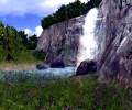 3D Vivid Waterfall Screensaver Screenshot 0