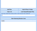 Select Random Lines From Files Software Screenshot 0