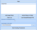 Create Thumbnails From Multiple Images Software Screenshot 0
