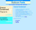 Uranus Condensed Font Opentype Screenshot 0