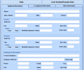 MS Word Rental Application Template Software Screenshot 0
