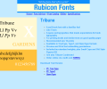 Tribune Font OpenType Screenshot 0