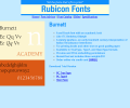 Burnett Font OpenType Screenshot 0