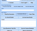 Yahoo! Mail Extract Email Addresses Software Screenshot 0