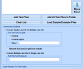 Convert Multiple Line File To Single Line or Single Line To Multiple Line Software Screenshot 0