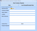 MS Word Contractor Agreement Template Software Screenshot 0