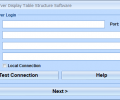 MS SQL Server Display Table Structure Software Screenshot 0