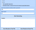 Generate Random Strong Passwords Software Screenshot 0