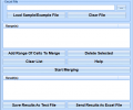 Excel Merge Lists Into One Software Screenshot 0
