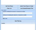 Filter Text Lists Software Screenshot 0