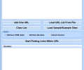 Crawl Multiple Sites Looking For Links Software Screenshot 0