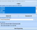 MS Access Export Multiple Tables To HTML Files Software Screenshot 0