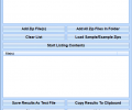 List The Contents Of Multiple Zip Files and Save As Text File Software Screenshot 0