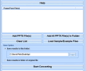 MS PowerPoint PPTX To PPT Converter Software Screenshot 0