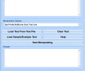 Manipulate Text In Many Ways Software Screenshot 0