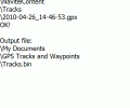 Gpx2bin Screenshot 0