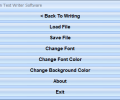 Full Screen Text Writer Software Screenshot 0