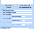 Append Text To Each Line Software Screenshot 0