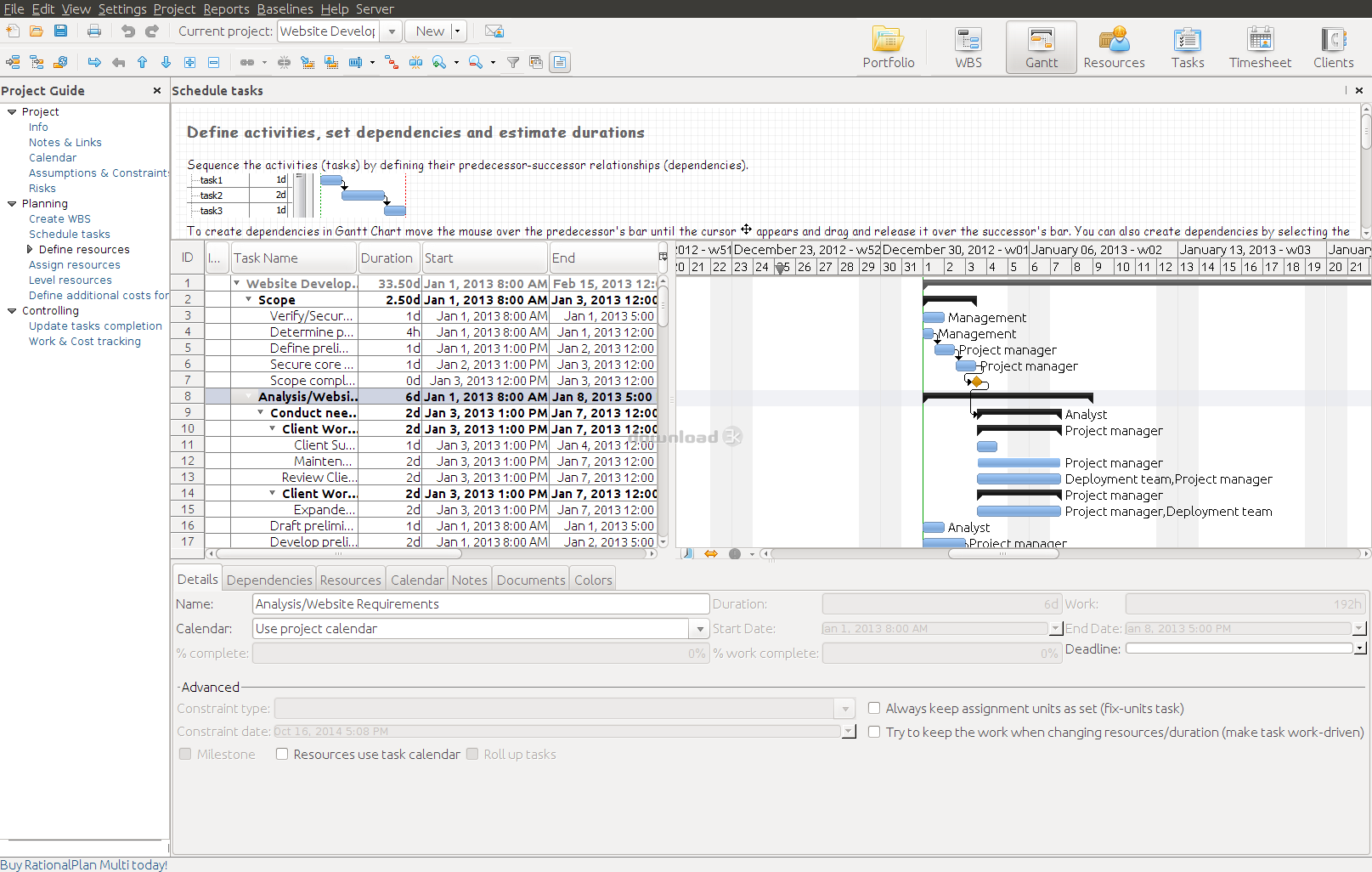 rationalplan multi project rationalplan multi project
