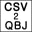 CSV2QBJ 4.0.259 - Erstellen in Excel General Journal Entry Files CSV2QBJ 4.0.259 32x32 pixels icon