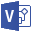 Microsoft Visio Professional 2021 32x32 pixels icon