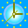 Underwater Clock Bubbles Screensaver 1.25 - Eine bunte Unterwasser Uhr und Blasen. Underwater Clock Bubbles Screensaver 1.25 32x32 pixels icon